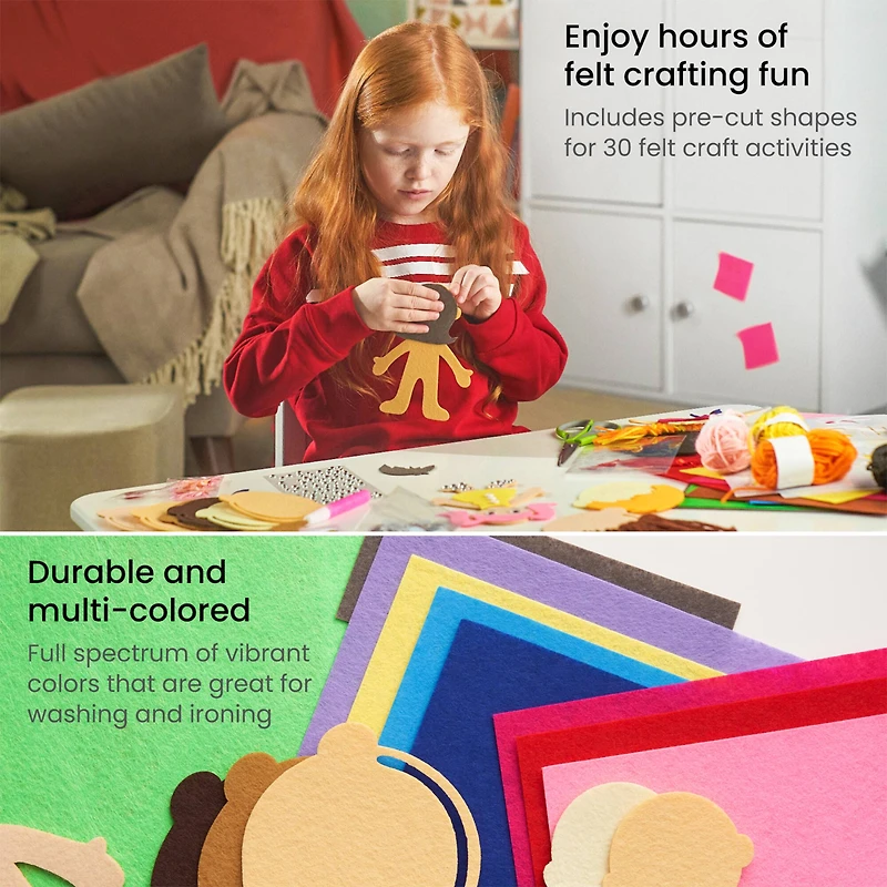 Arteza® Kids Felt Craft Kit, Puppet/People