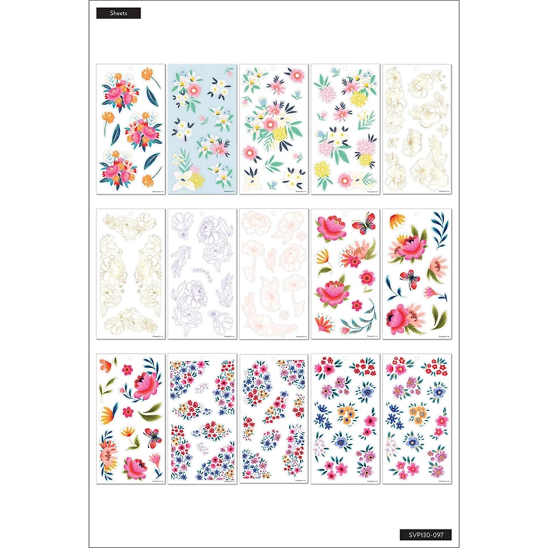 The Happy Planner® Happy Blooms Sticker Book