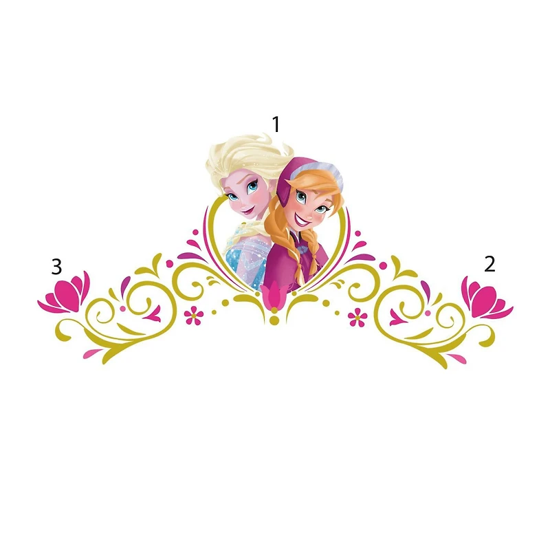 RoomMates Frozen Springtime Custom Headboard Peel & Stick Giant Wall Decals