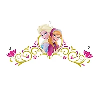 RoomMates Frozen Springtime Custom Headboard Peel & Stick Giant Wall Decals
