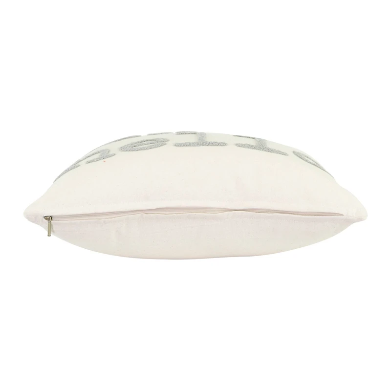 Hello Honey® Oh, Hello Embroidered Cotton Pillow