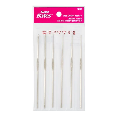 Susan Bates® Steel Crochet Hook Set
