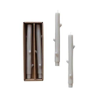 Hello Honey® 10.25" Unscented Tree Branch Taper Candles
