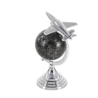 12" Silver Aluminum Glam Globe