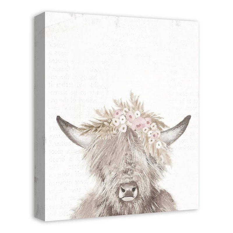 Baby Highland 16" x 20" Canvas Wall Art