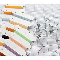 LetiStitch Winter Kitties Counted Cross Stitch Kit