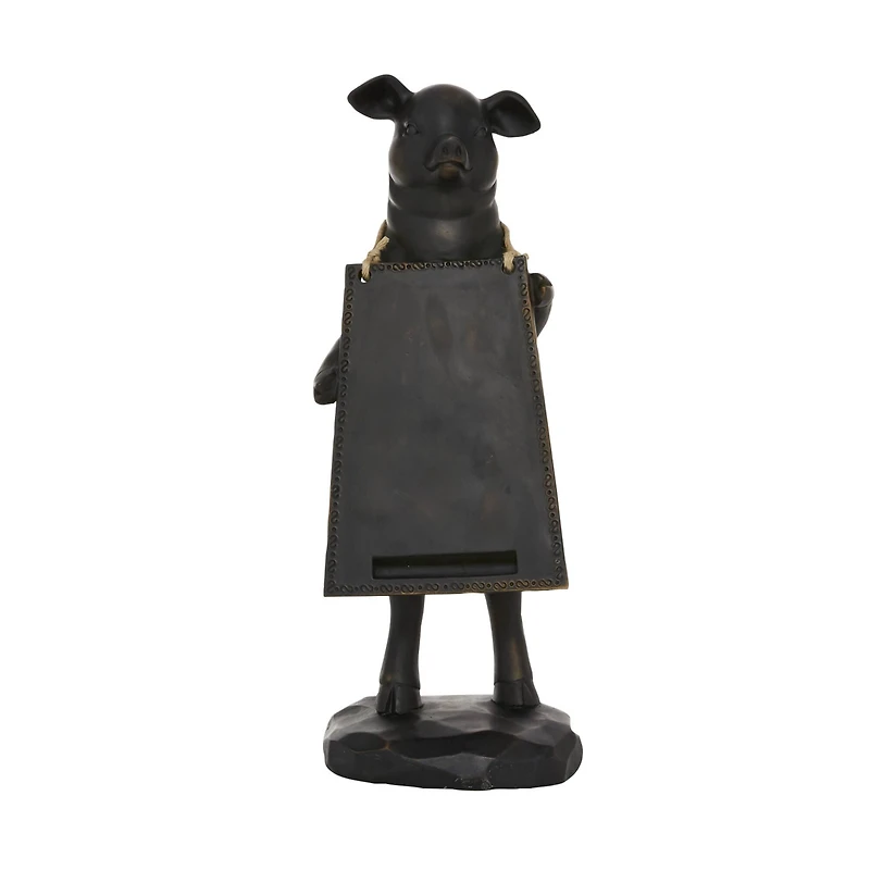 17" Pig Farmhouse Decorative Sign