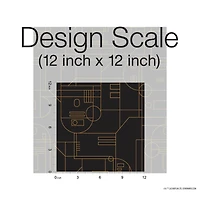 RoomMates Star Wars R2D2 Geometric Peel & Stick Wallpaper