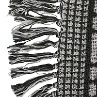 Hello Honey® & Beige Diamond Soft Recycled Cotton Blend Throw