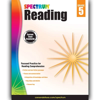 Spectrum® Paperback Reading Workbook