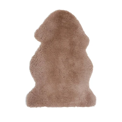 Hello Honey® 3ft. Nude Color Shorn Sheepskin Rug