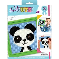 American Crafts™ Sew Cute! Paul Panda Needlepoint Kit