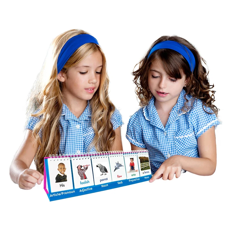 Junior Learning® Double-Sided Parts of Speech Flips, 2ct.