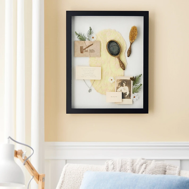 Black Front Opening Shadow Box by Studio Décor