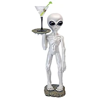 Design Toscano Roswell, the Alien Butler Pedestal Sculptural Table