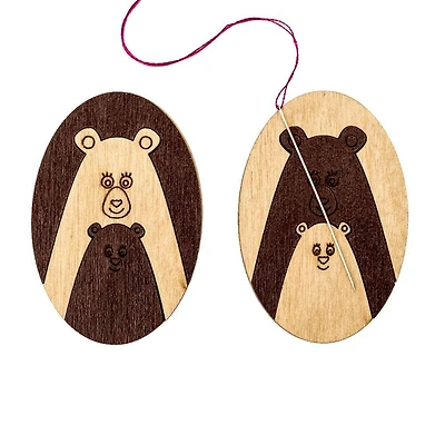 Wonderland Crafts Bear Double-Sided Magnetic Needle Holder