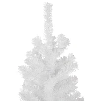 4.5ft. Unlit White Georgian Pine Pencil Artificial Christmas Tree
