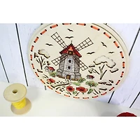 MP Studia Rural Mill Cross Stitch On Wood Kit