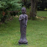 33" Standing Buddha Outdoor Garden Statue