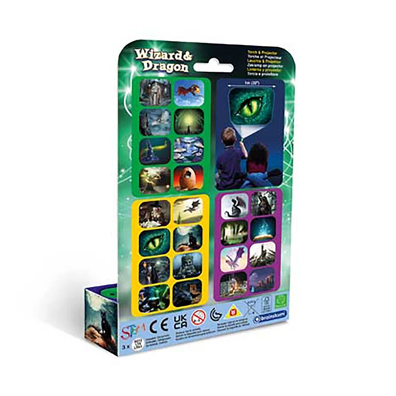 Brainstorm Toys Wizard & Dragon Children's Flashlight & Projector