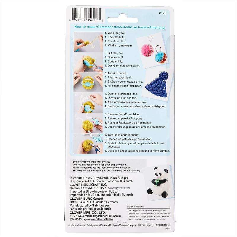 Clover Pom Pom Maker Set
