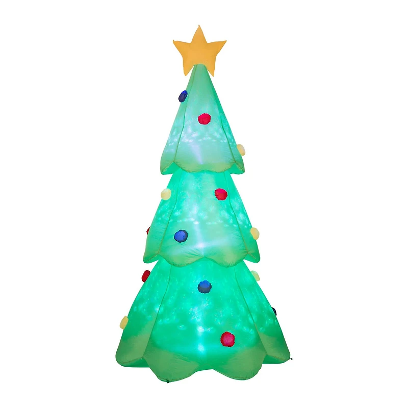 Glitzhome® 9ft. LED Inflatable Christmas Tree