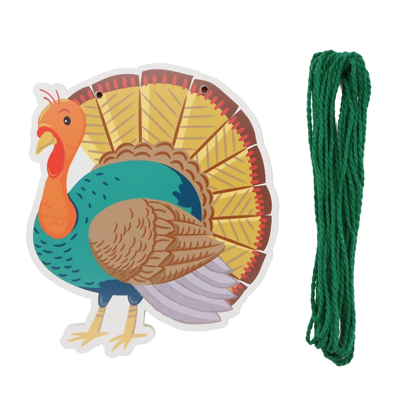 11.5ft. Turkey Paper Banner by Celebrate It™