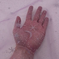 Wyla Purple with Silver Moon & Stars Mesh