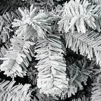 7.5ft. Unlit Acacia Pencil Slim Flocked Artificial Christmas Tree