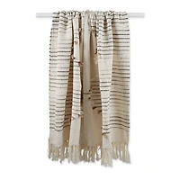 DII® Brown Diamond Cut Throw