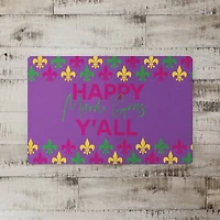 Happy Mardi Gras Floor Mat