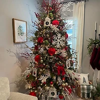 Gray Distressed Finish Artificial Crafting Display Tree Trunk