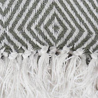 DII® Artichoke X-Diamond Geometric Throw