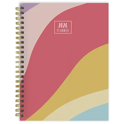 2026 Color Wave Medium Weekly Monthly Planner
