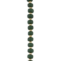 Green Matte Glass Rondelle Beads, 5.5mm by Bead Landing™