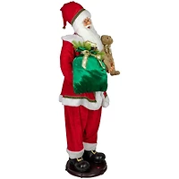 5ft. Deluxe Traditional Animated & Musical Dancing Santa Claus Christmas Figure