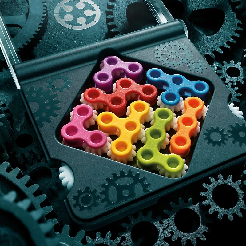 SmartGames® IQ Gears Game, 120 Challenges