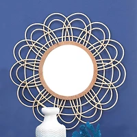 Nikki Chu Daemono Rattan Loop Mirror