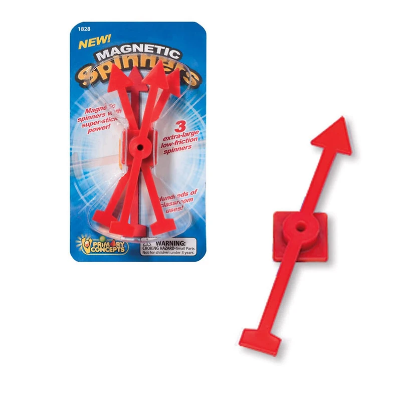 Primary Concepts™ Magnetic Spinners, 3 Sets