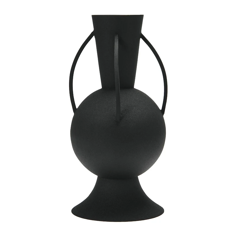 Hello Honey® 14'' Textured Metal Vase with 4 Handles