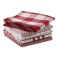 DII® Barn Red Farmhouse Woven Dishtowel Set