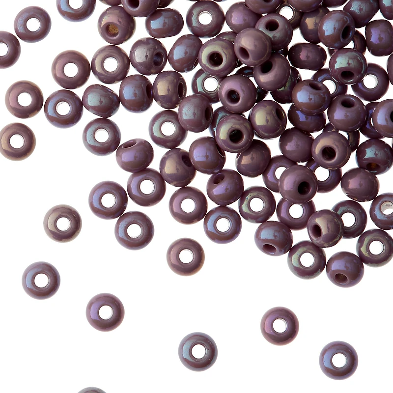 12 Pack: John Bead Silver Lined Czech Glass Seed Beads, 6/0