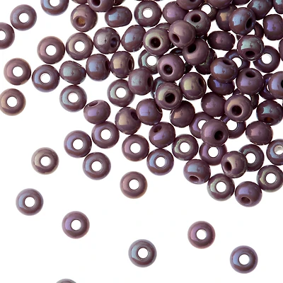 12 Pack: John Bead Silver Lined Czech Glass Seed Beads, 6/0