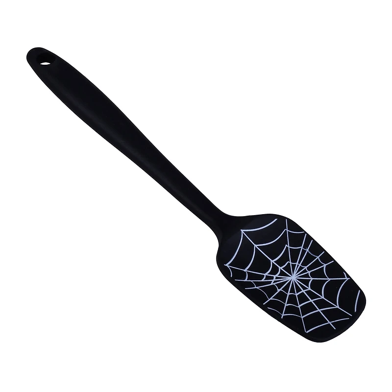 Mini Black Spiderweb Silicone Spoonula by Makery™