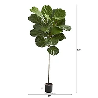 4.5ft. Potted Fiddle Leaf Artificial Tree