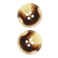 1" Tortoise Buttons, 2ct. by Loops & Threads®