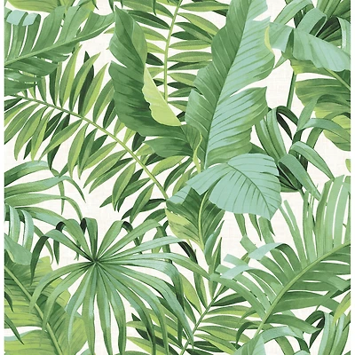 NuWallpaper Green Maui Peel & Stick Wallpaper