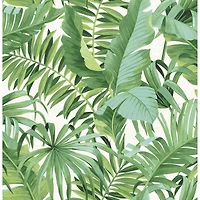 NuWallpaper Green Maui Peel & Stick Wallpaper