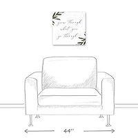 Grow Through What You Go Through 16" x 16" Canvas Wall Art