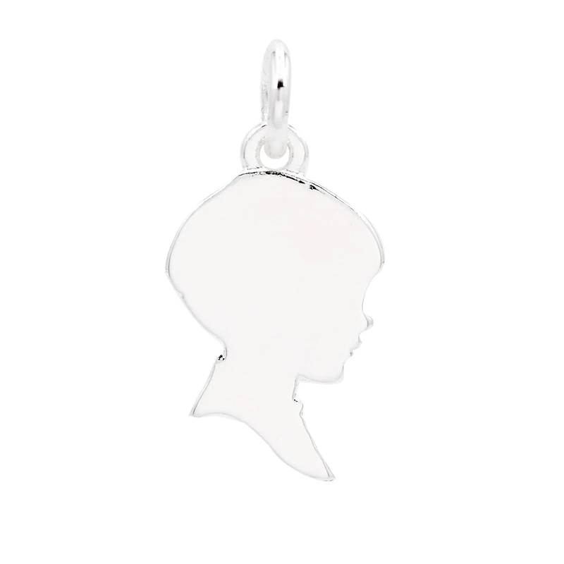 Silver Plated Boy Charm by Bead Landing™